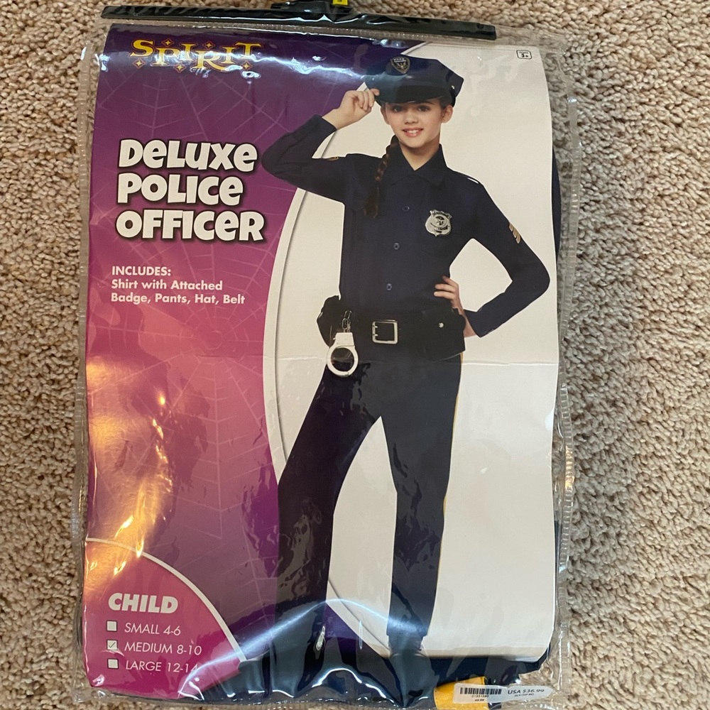 Girls police costume